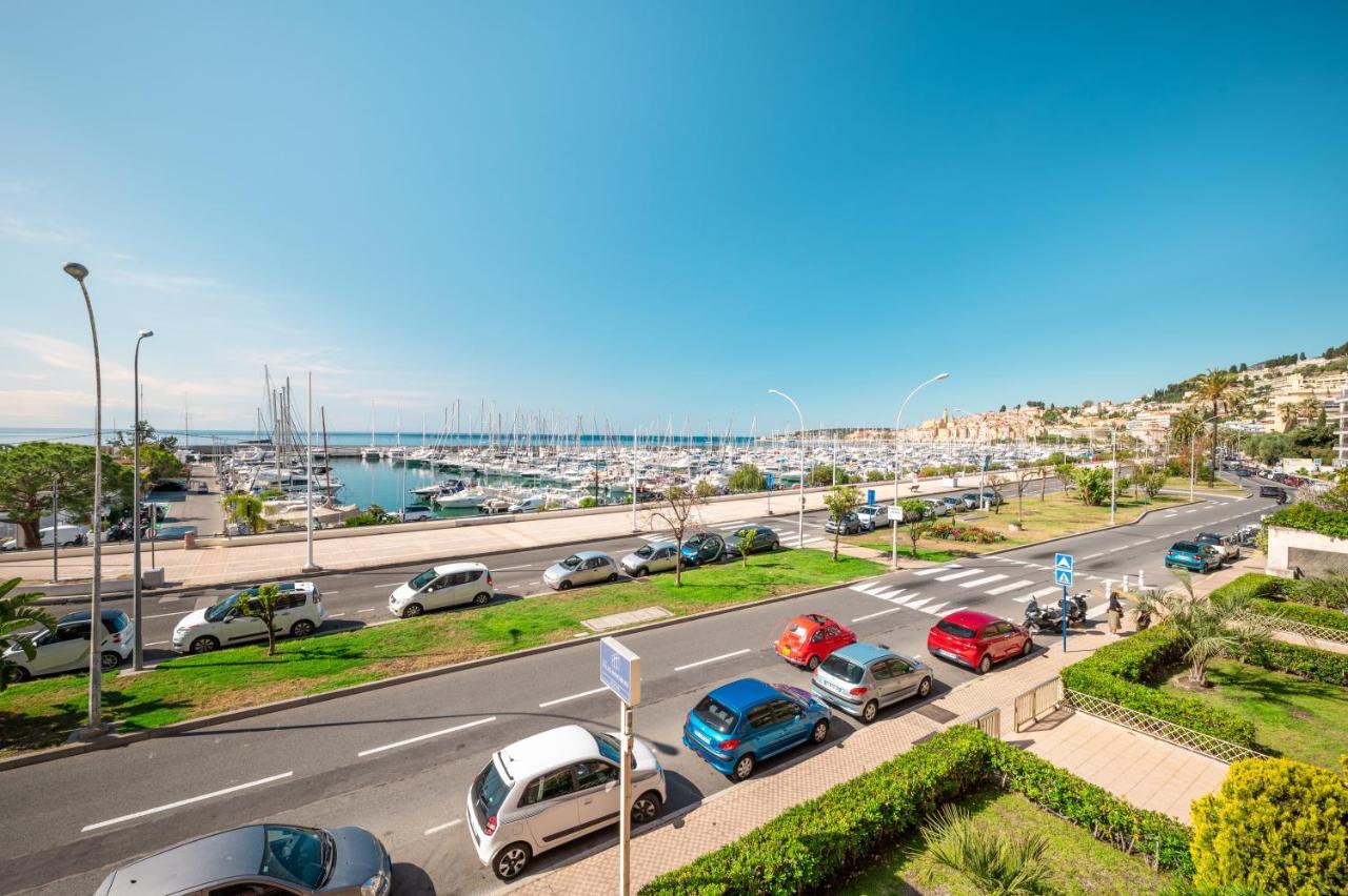 La Grande Palmeraie - Spacieux Studio Avec Vue Mer, Terrasse, Port De Garavan Ментона Екстериор снимка